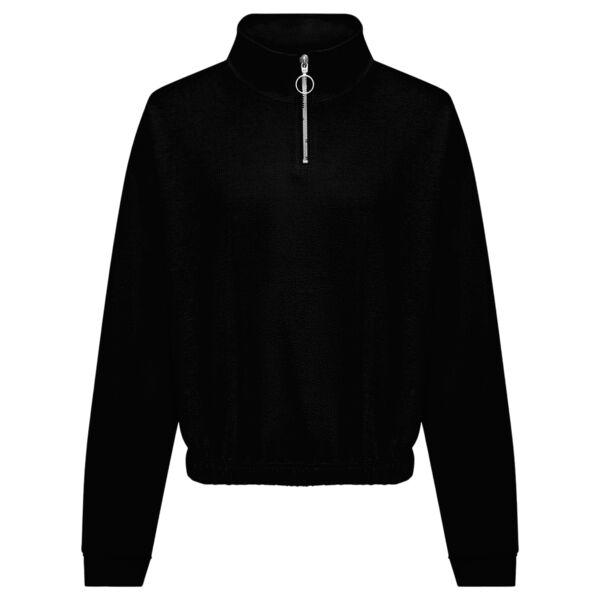Women's cropped ¼-zip sweat Thumbnail