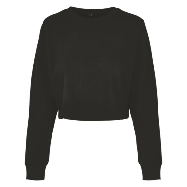 Women’s terry cropped crew Thumbnail