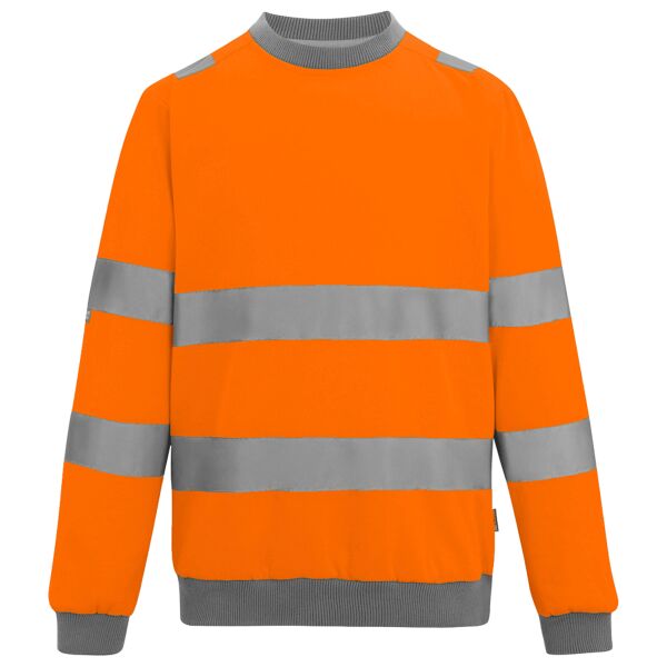 Hi-Vis Pro Contrast Crew Neck Sweatshirt Thumbnail