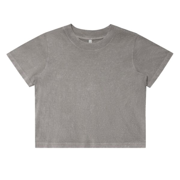 WOS STONE WASH HEAVY CROP Thumbnail