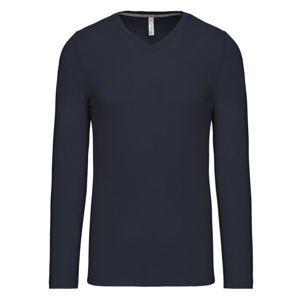 Men's long-sleeved V-neck T-shirt Thumbnail