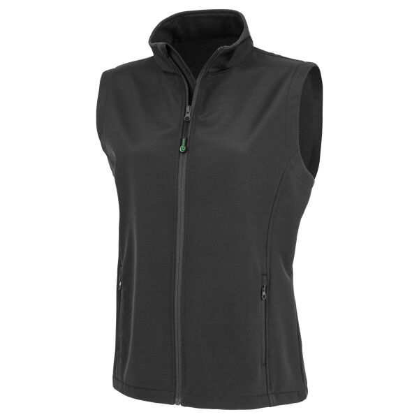 Women's recycled 2-layer printable softshell bodywarmer Thumbnail